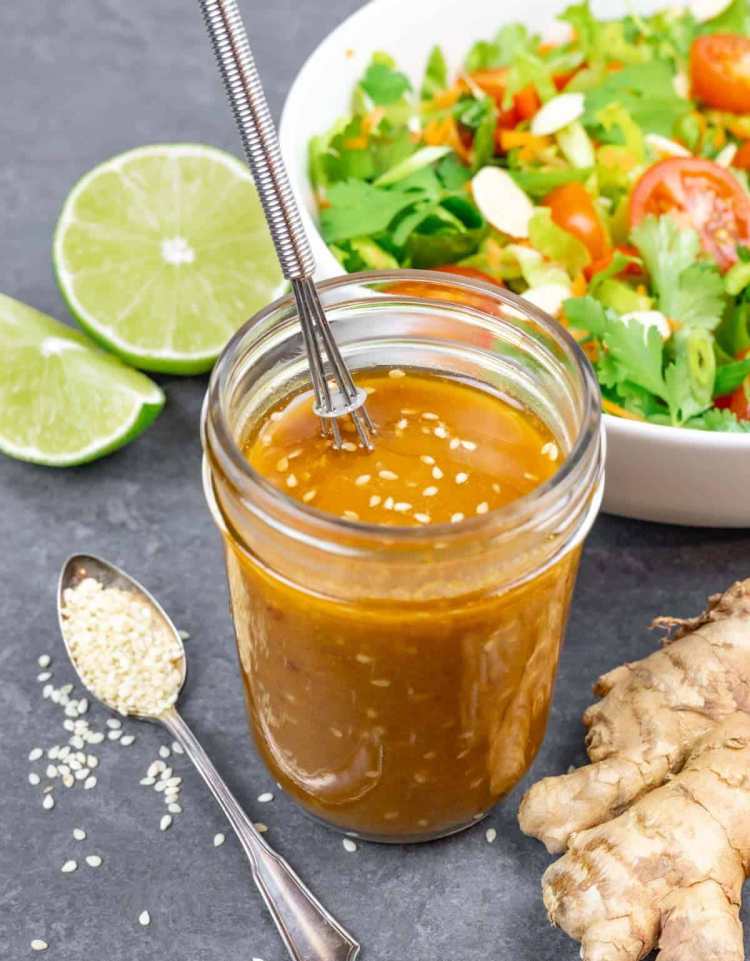 The Best Sesame Dressing Salad