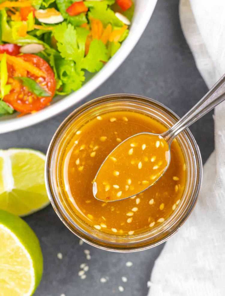 The Best Sesame Dressing Salad