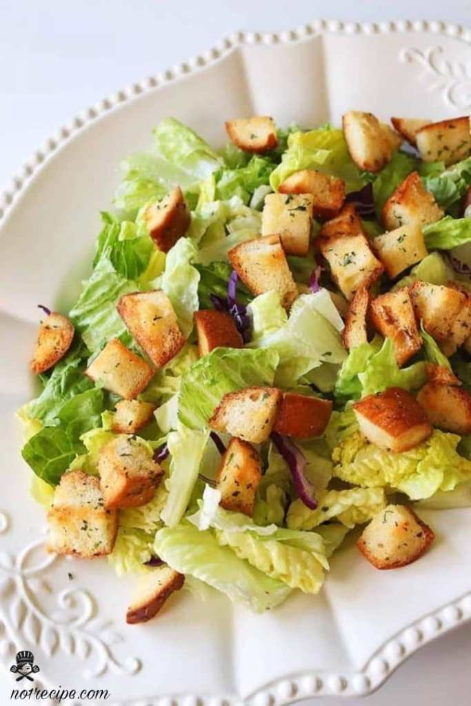 Delicious Homemade croutons air fryer