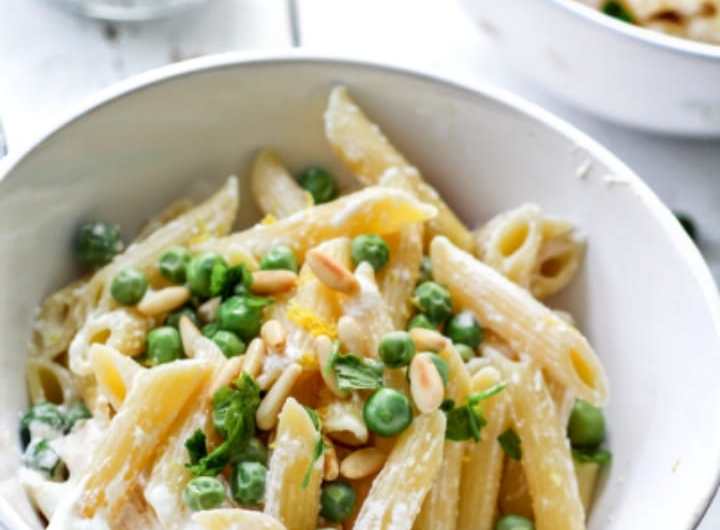Italian Green Pasta with Lemon