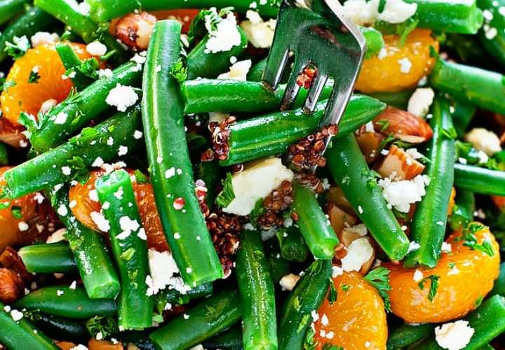 Delight Blackened Green Bean and Quinoa Salad