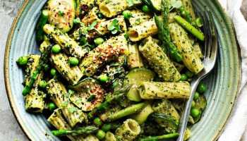 Italian Green Pasta with Lemon