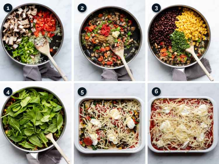 Healthy Veggie Enchiladas