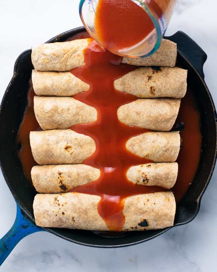 Healthy Veggie Enchiladas