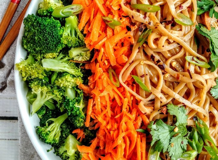 Healthy Peanut Soba Noodle Bowl