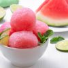 Best Watermelon Sorbet with Mint