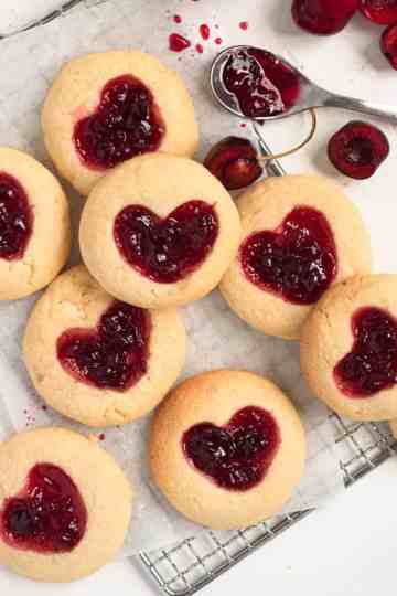Delicious Eggless Thumbprint Cookies