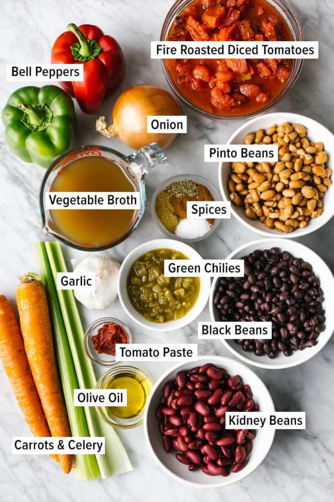 Healthy Vegetarian Chili Soup