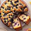 Delicious Lemon Yogurt Cake with Blueberry
