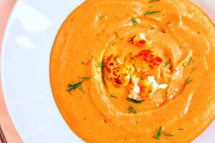 Healthy Cauliflower Curry Soup