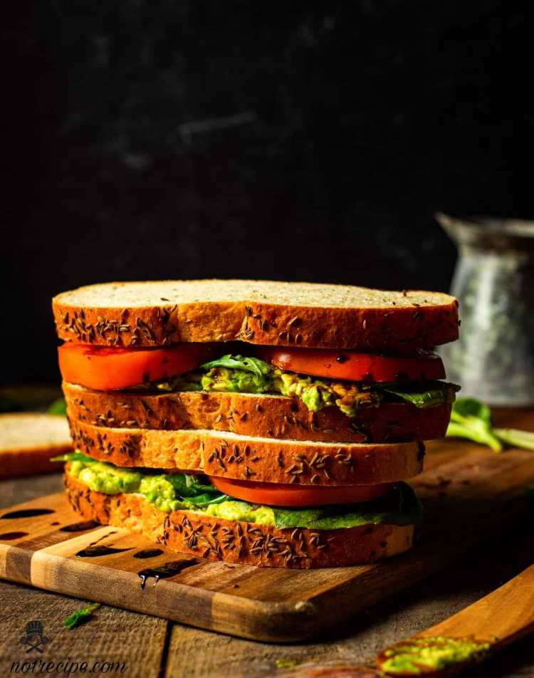 Fresh & Simple Greek Avocado Sandwich