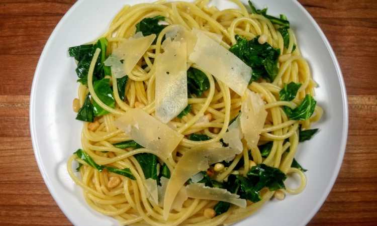 Best Lemony Collard Greens Pasta