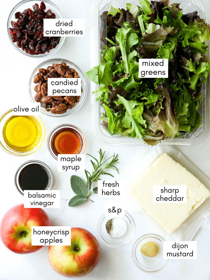 Best Kale Salad with Apples Cranberries