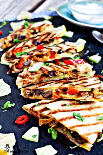 Delicious Hummus Quesadillas