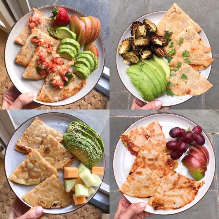Delicious Hummus Quesadillas