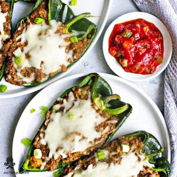 Roasted Bean-Stuffed Poblano Peppers
