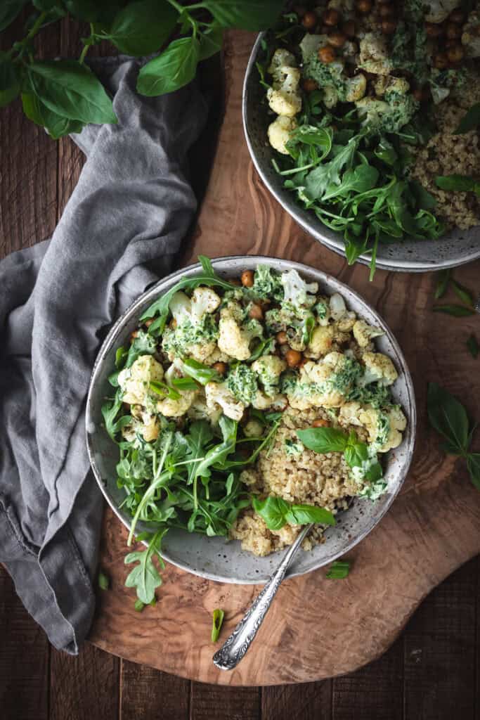 Curried Coconut Quinoa and Greens 