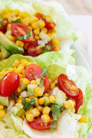 The Best Sweet Corn Salad Wraps