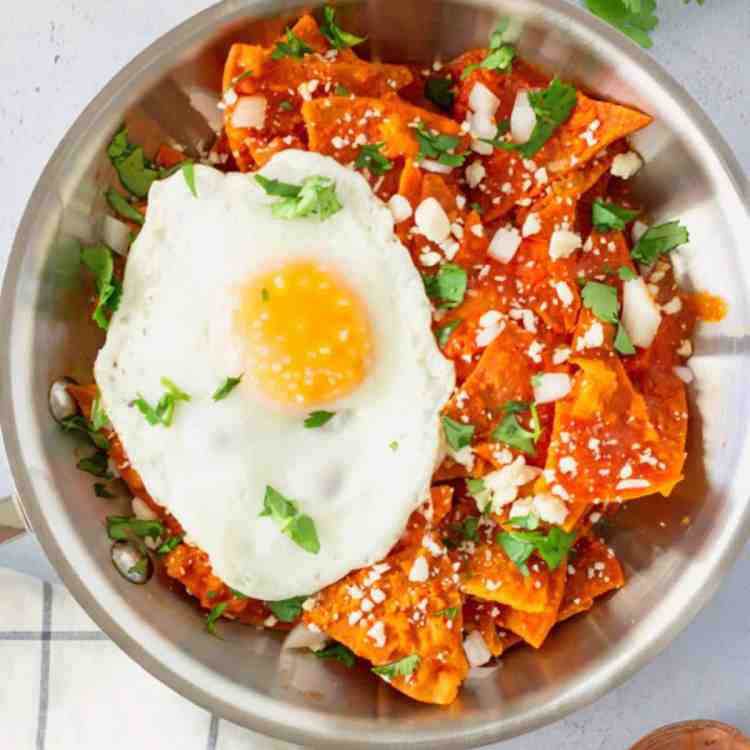 Easy Chilaquiles Rojos No1 Recipe