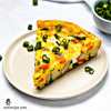 Baby Spinach Frittata and Sweet Potato Hash Crust