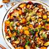 Easy Baked Chiocciole with Brussels Sprouts Apples and Blue Cheese