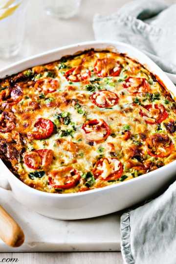 How to make an Easy baked frittata