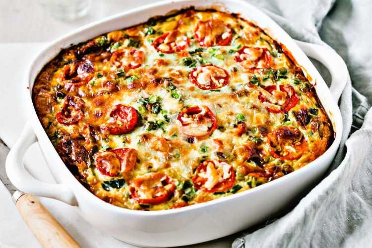 How to make an Easy baked frittata