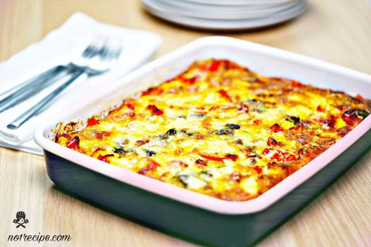 How to make an Easy baked frittata