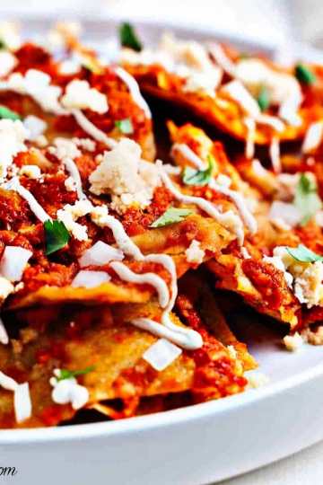 Easy Chilaquiles Rojos No1 Recipe
