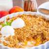 Healthy Peach Crisp (Gluten-Free)