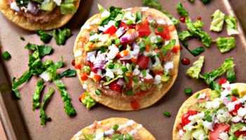 Crispy Tostadas with Jicama-Cilantro Slaw