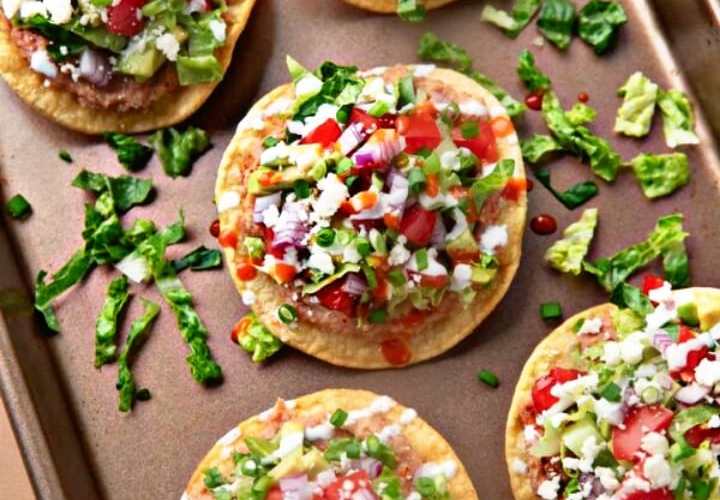 Crispy Tostadas with Jicama-Cilantro Slaw