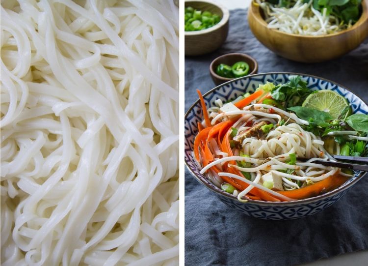 Easy Vegetarian Noodles Soup