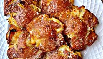 Air Fryer Crispy Smashed Potatoes