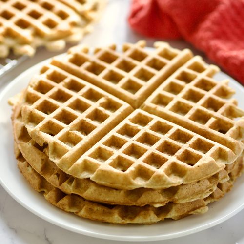Healthy Oat Waffles Gluten Free