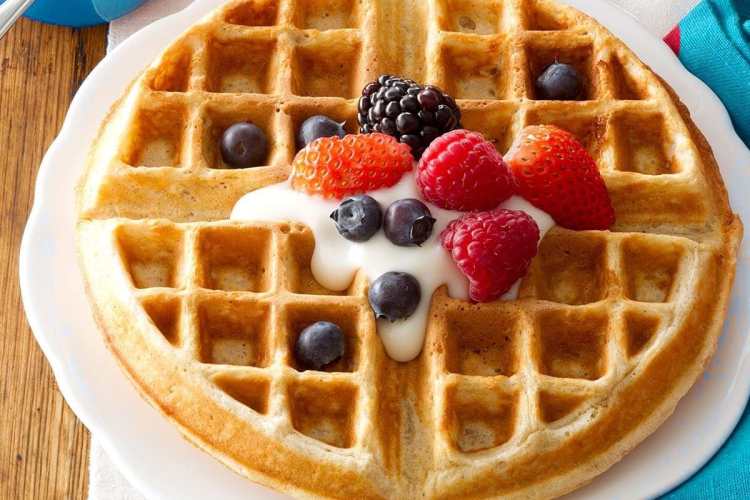 Healthy Oat Waffles Gluten Free