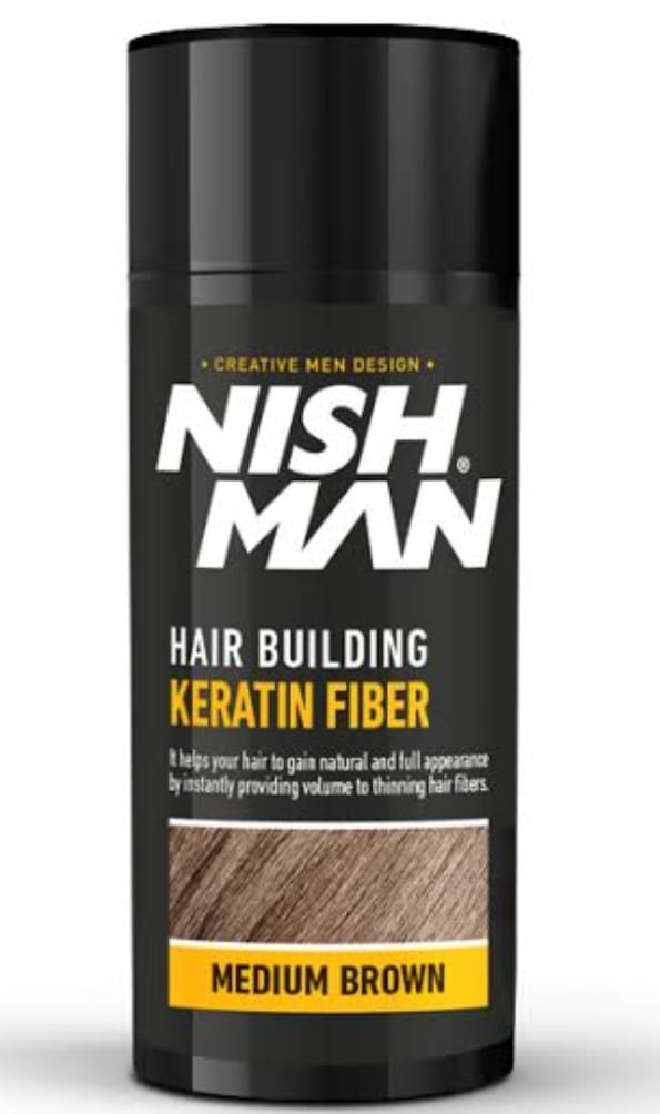 NISH HAIR BUILDING FIBER MED BROWN Noag's Market