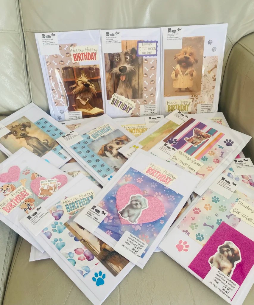 Dog themed greetings cards