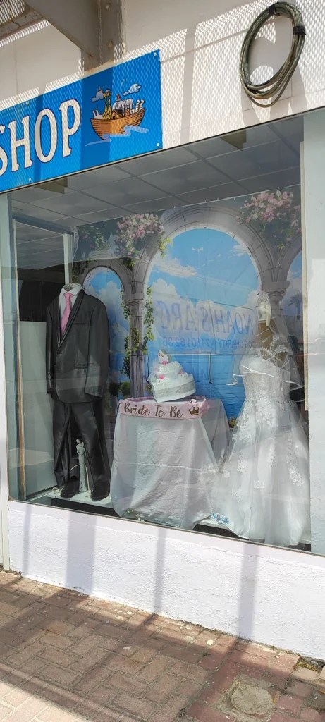 Wedding themed shop window 202607