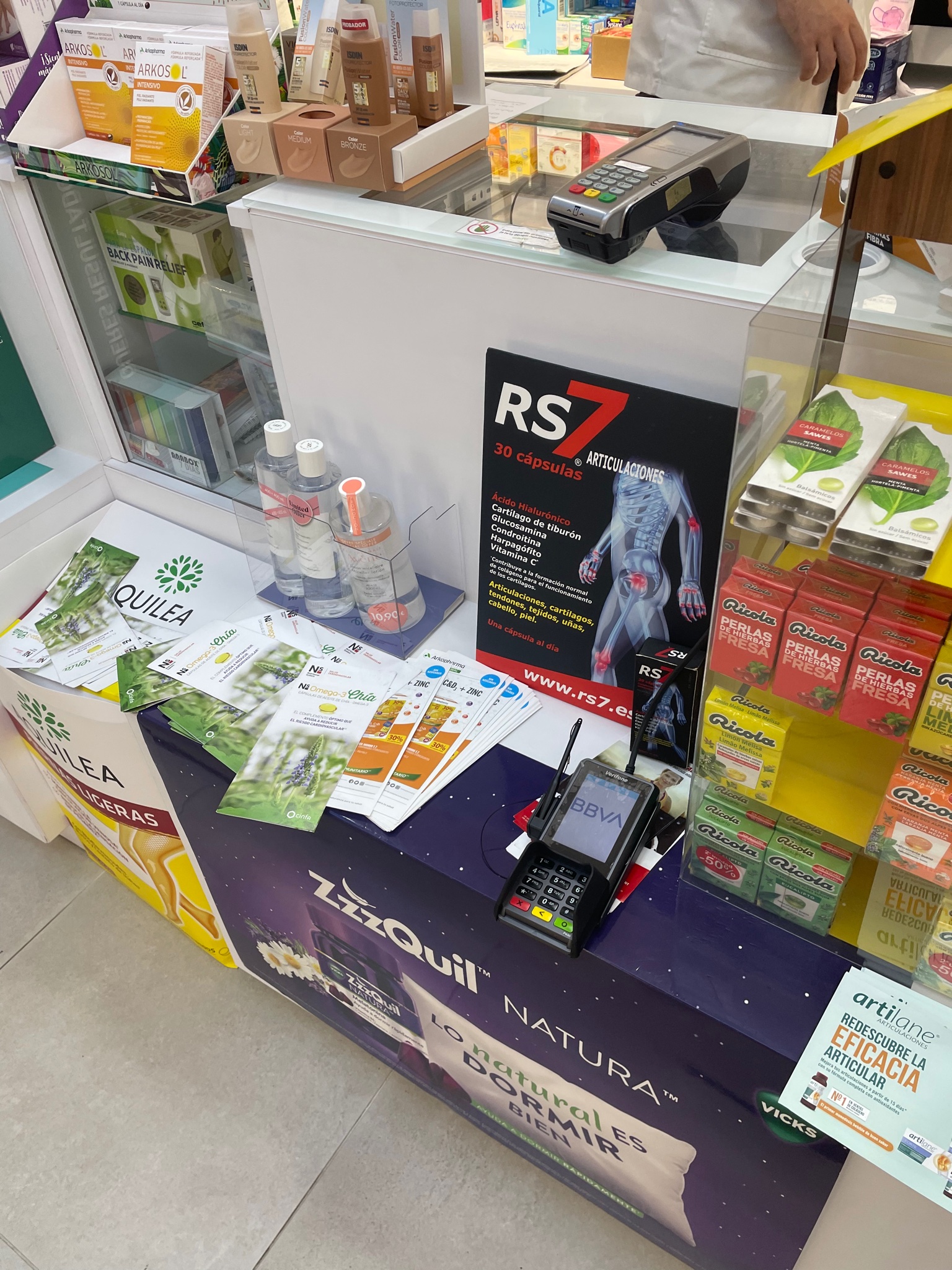 Mehrere Terminals an einer Kasse