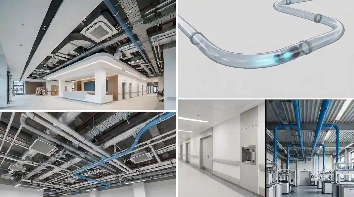 desain jalur pneumatic tube pada rumah sakit