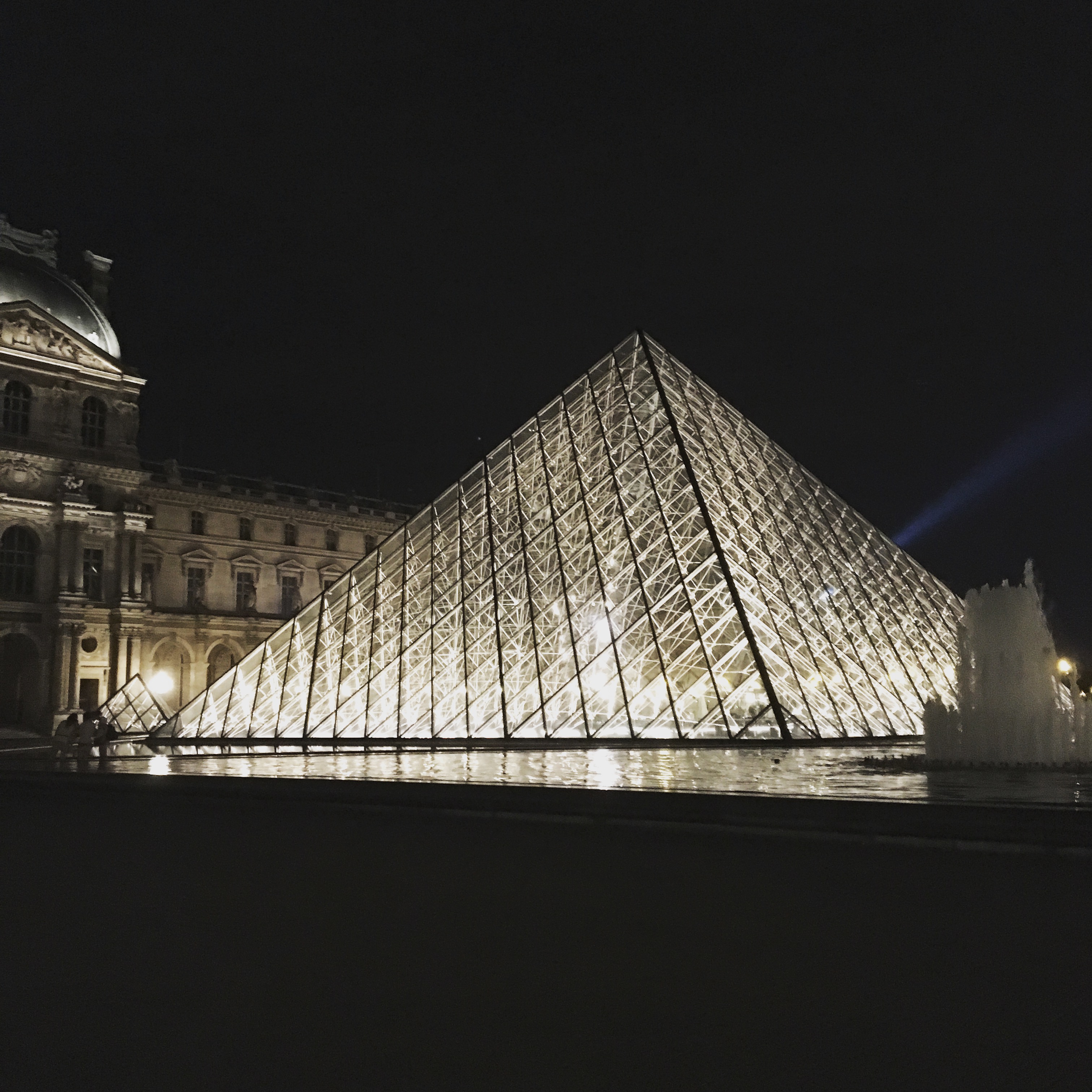 Louvre's entrance
