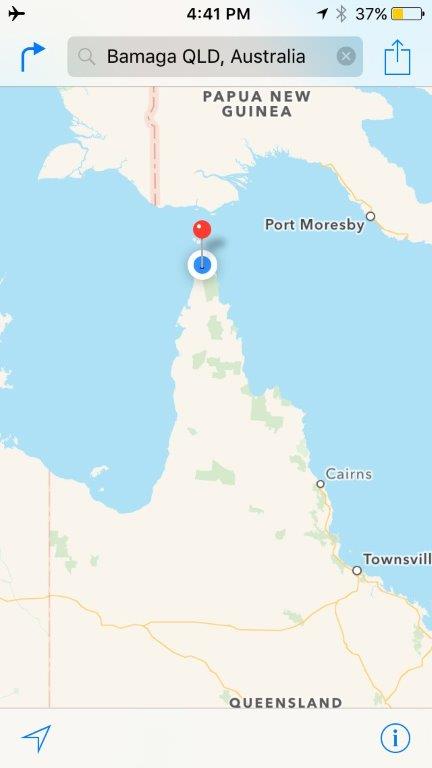 Our google map location at Pajinka