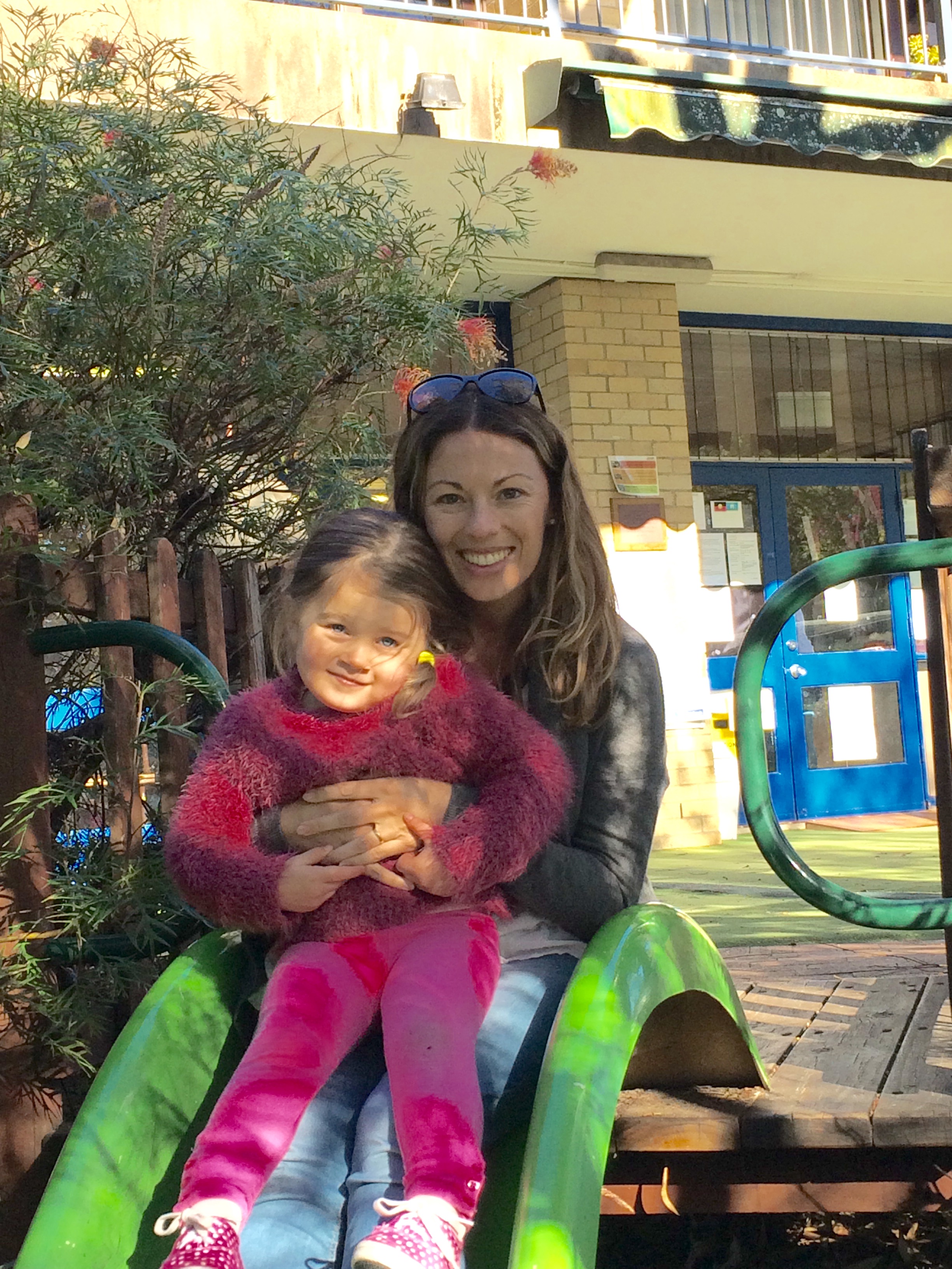 Ballet and slides with Saskia