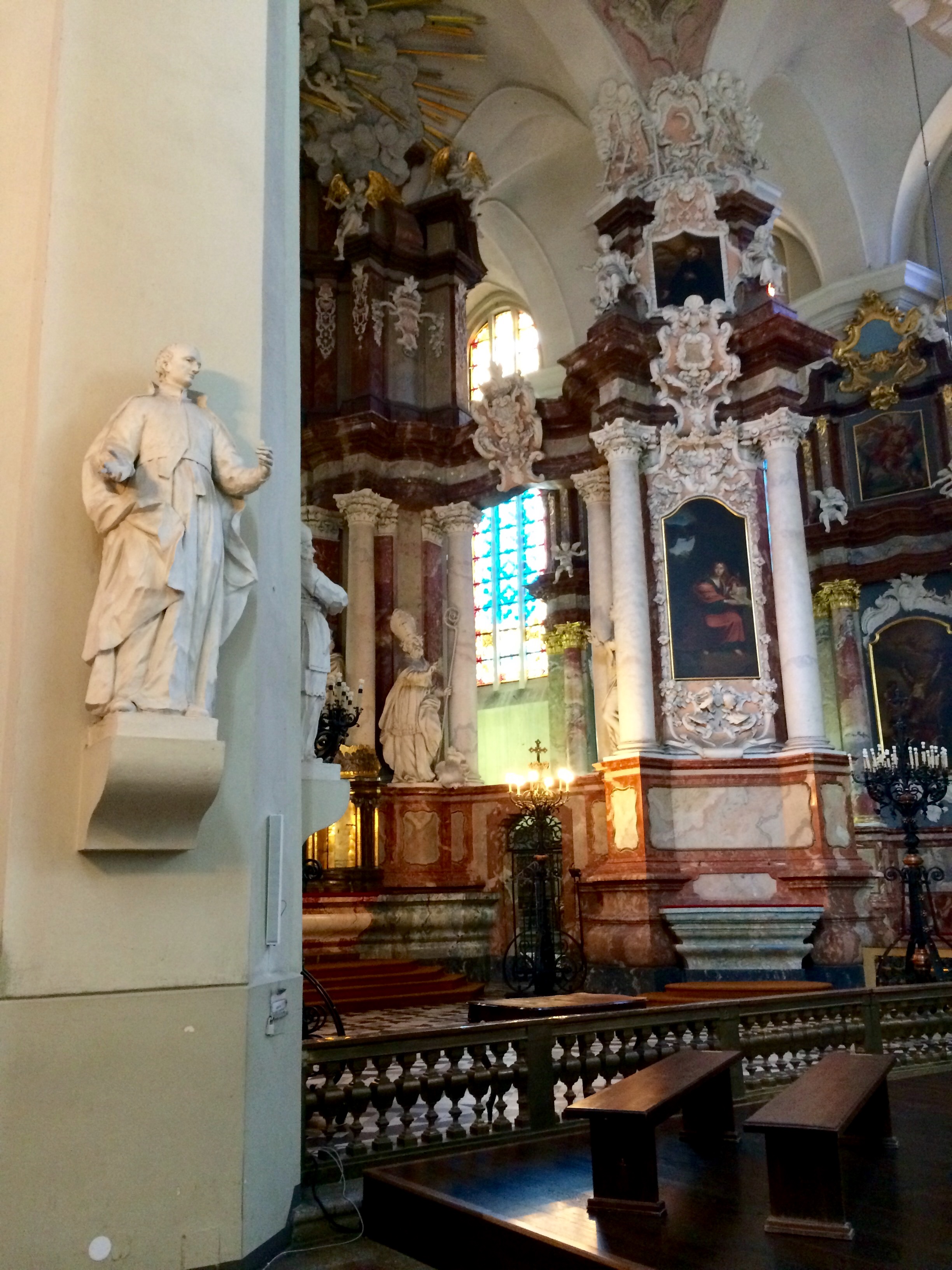 Inside the Church of St Johns