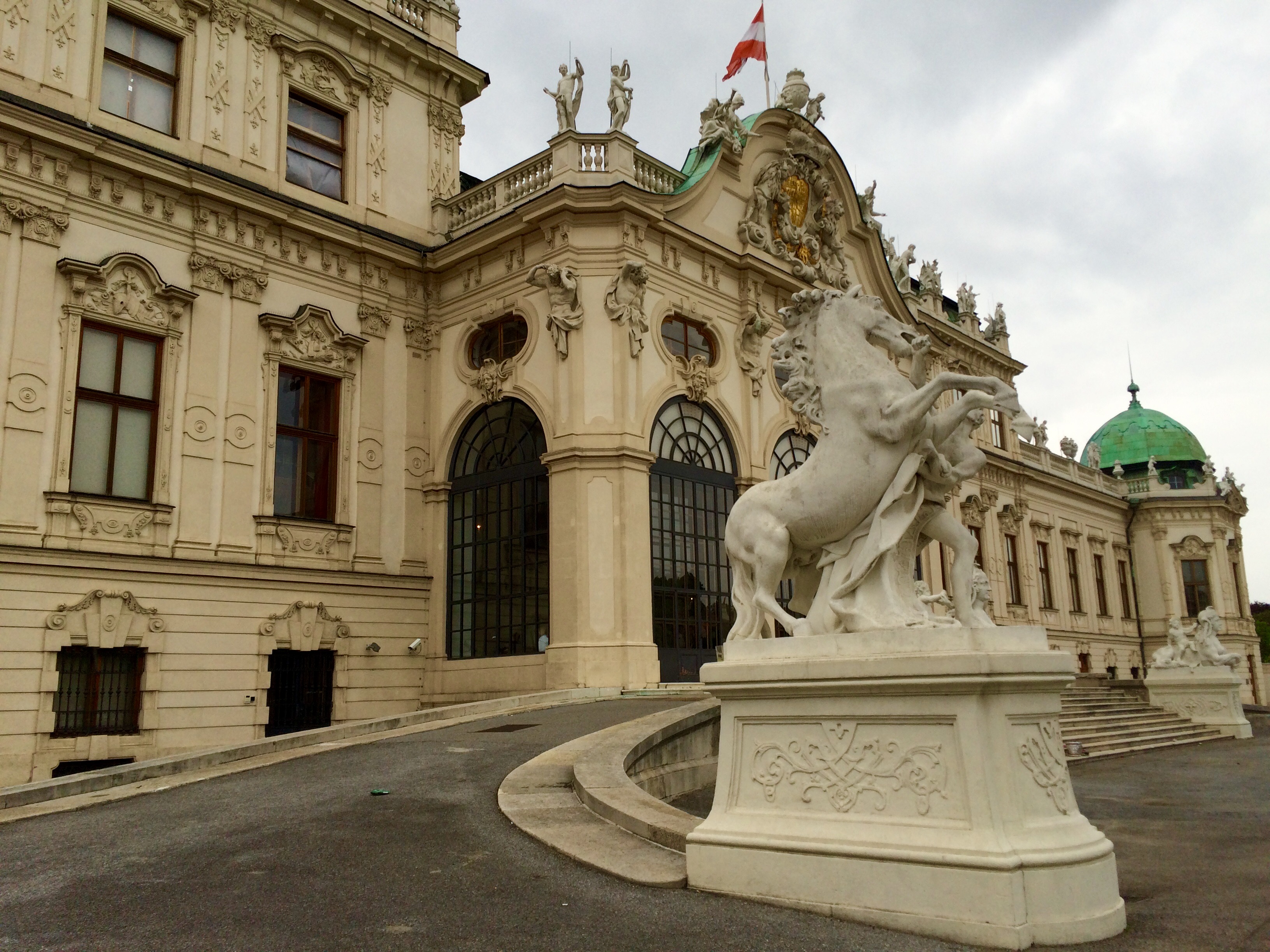 Entry to the Belvedere Palace