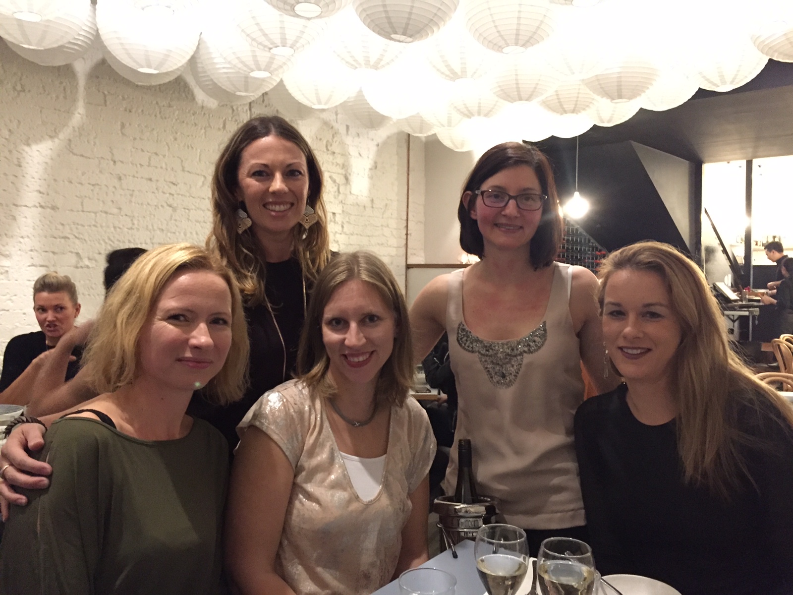 Dinner Club ladies on the town