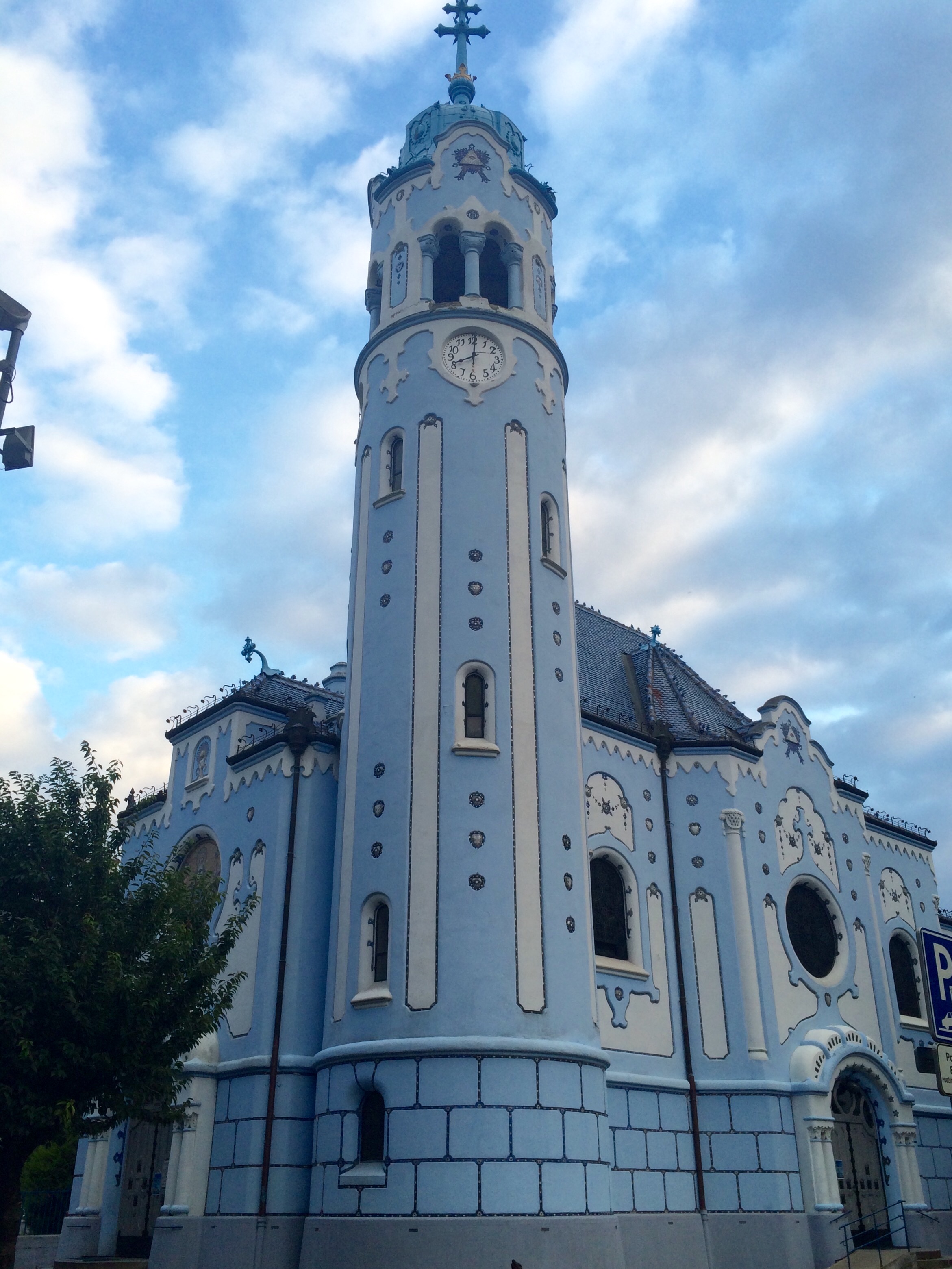 The blue church of St Elizabeth