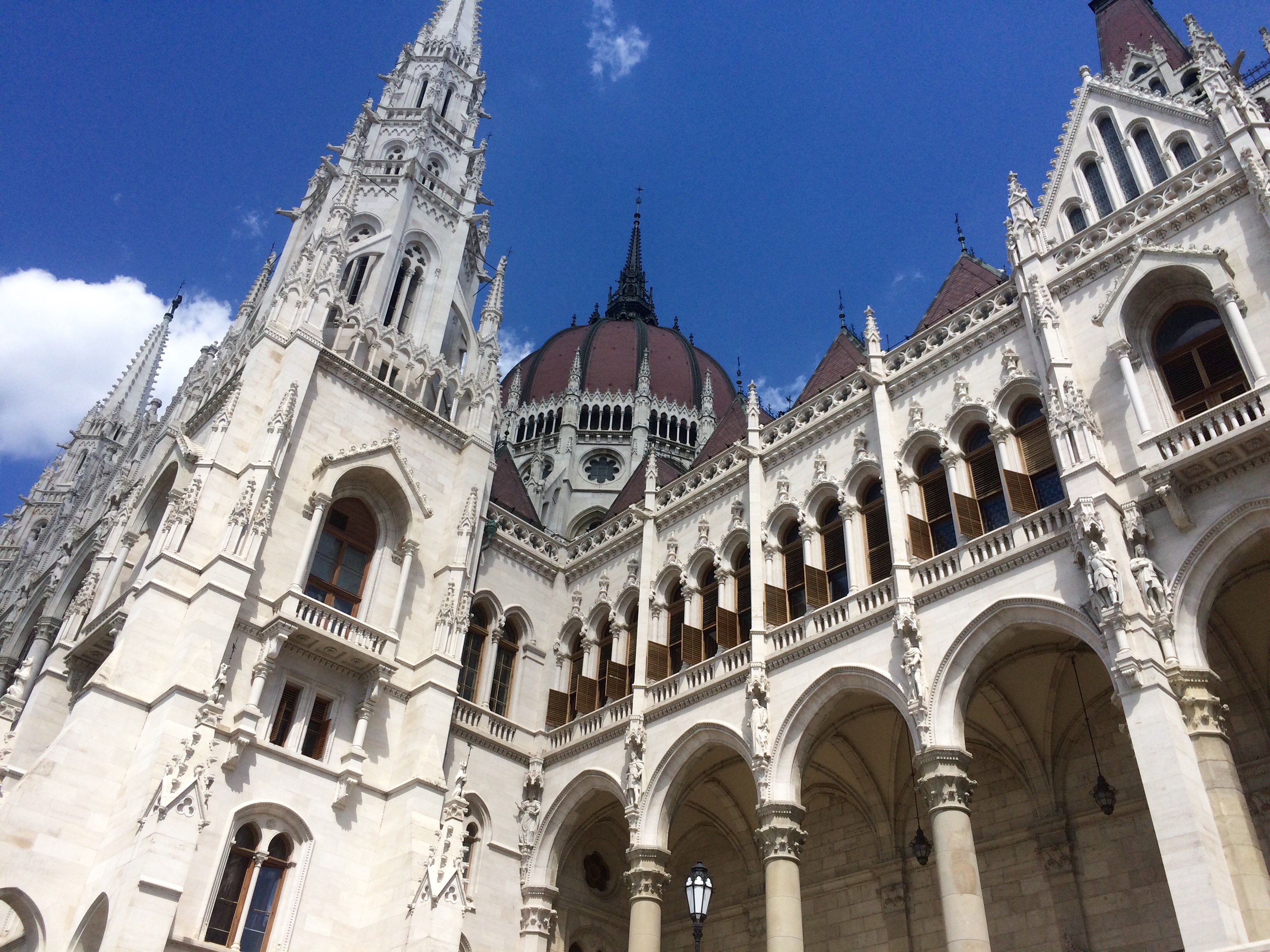 Up close to Parliament House