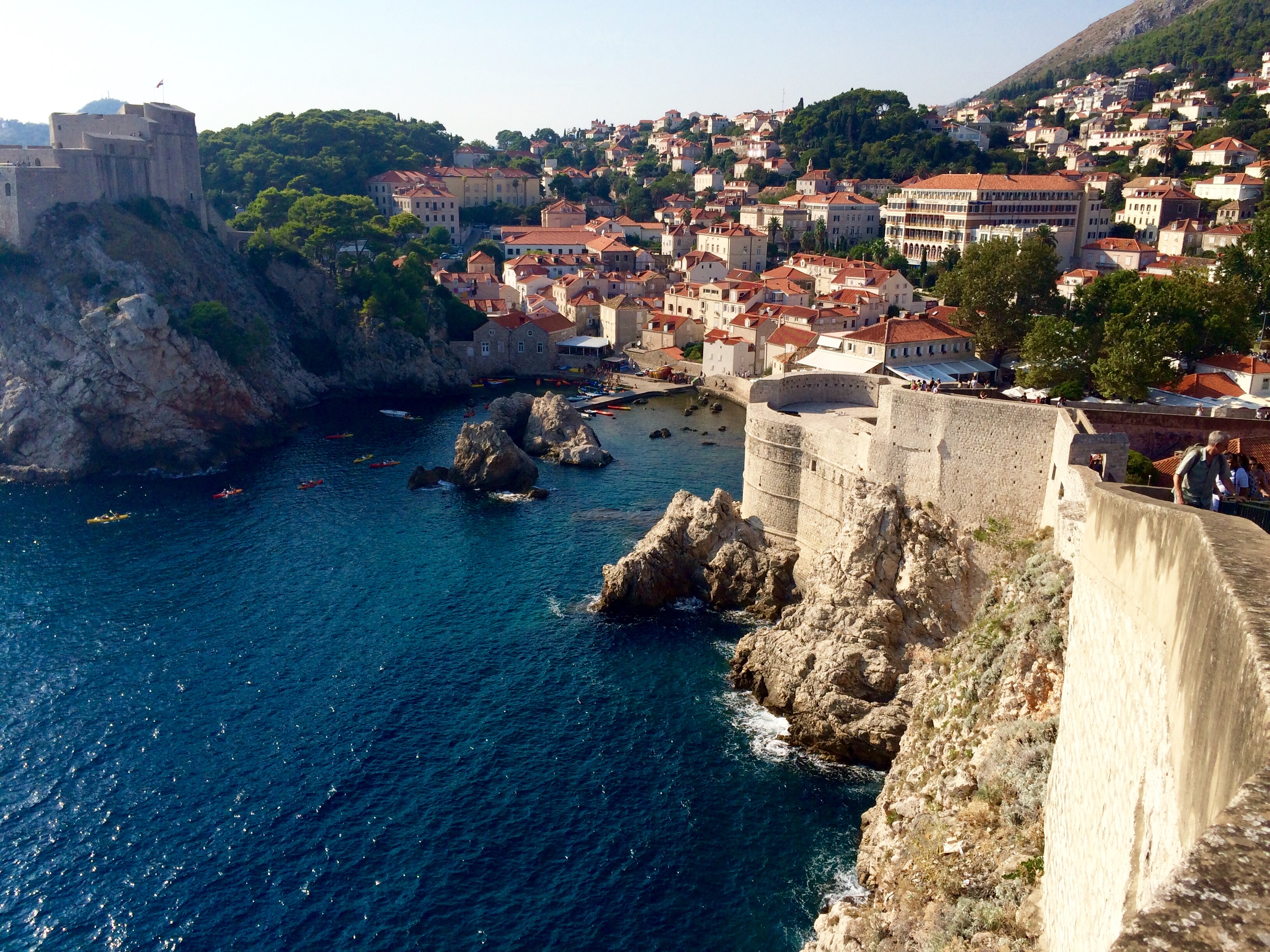 One of many coves near the old town